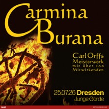 Carmina Burana 25.07.2026 Freilichtbühne Großer Garten Junge Garde