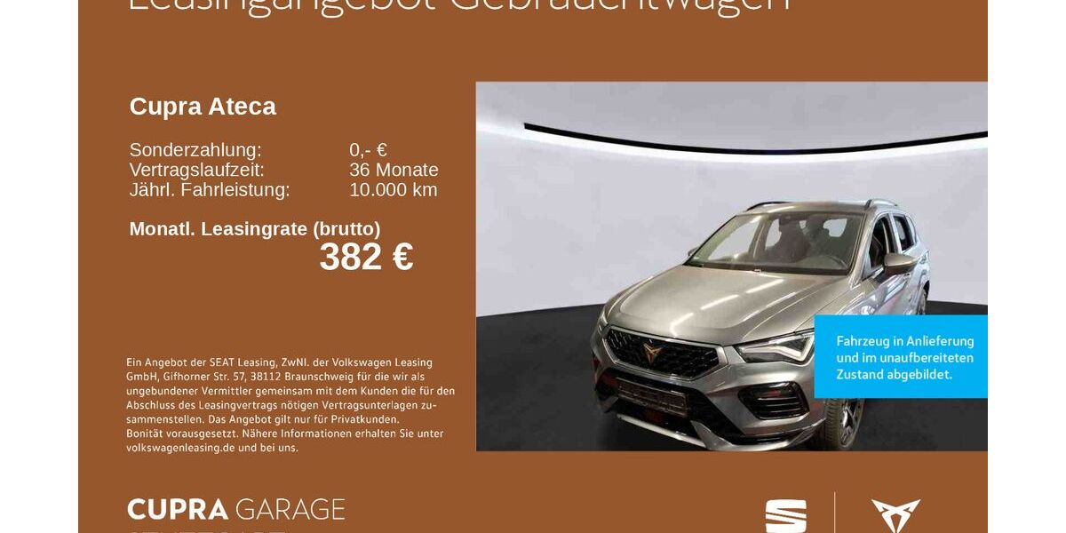 Cupra Ateca 42.434 km 30.930 &euro; Stuttgart-Feuerbach 70469