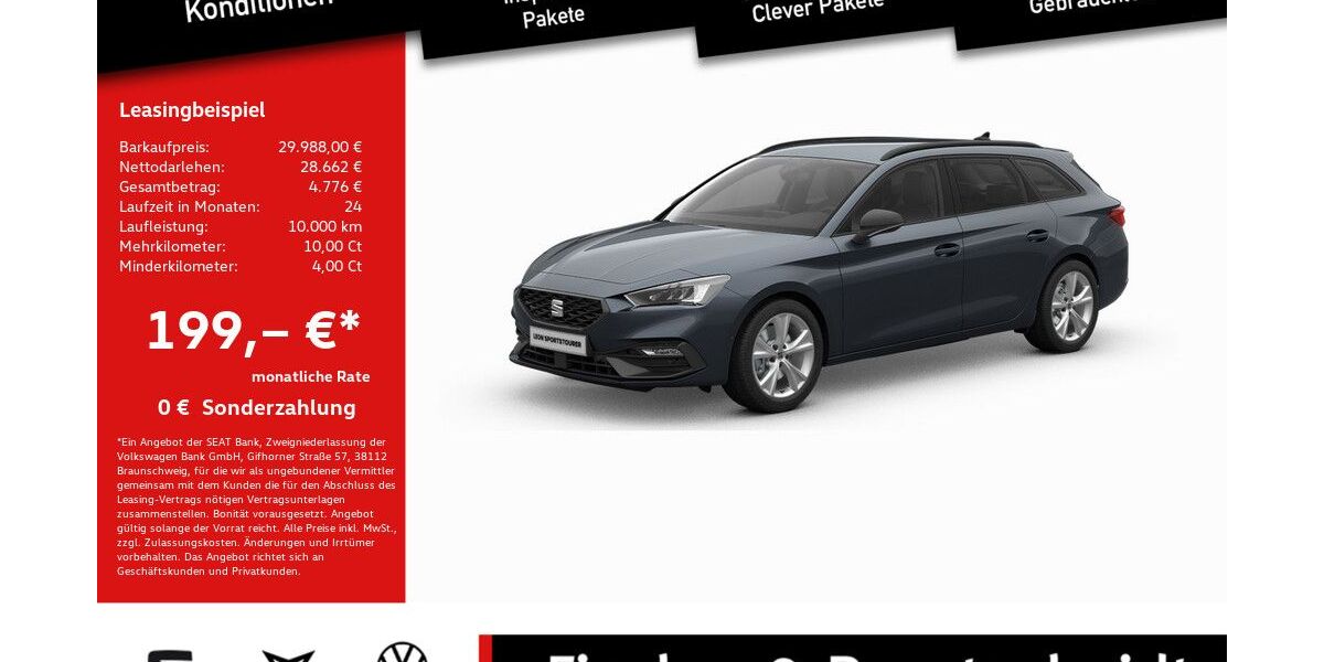 Seat Leon 8.336 km 29.988 &euro; Lohmar 53797