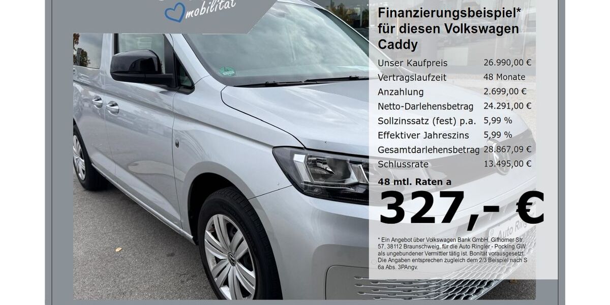 VW Caddy 11.073 km 26.990 &euro; Pocking 94060