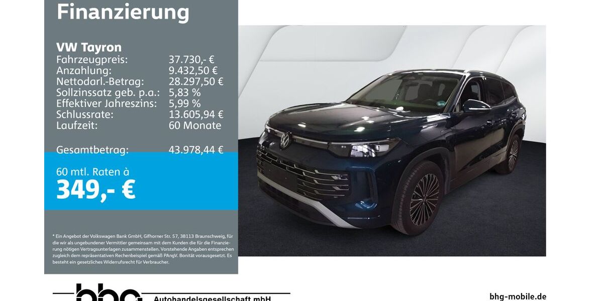 VW Tayron 18.629 km 37.730 &euro; Bühl 77815